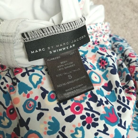 Floral Marc Jacobs Tankini Top Cropped Layered - Picture 4 of 5